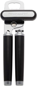KitchenAid Classic Multifunction Can Opener and Bottle Opener Easy to Use.Razor Sharp Stainless Steel Cutting Wheel.Soft Ergonomic Handles.Black.(Pack of 12)