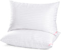 EIUE Hotel Collection Bed Pillows for Sleeping 2 Pack Queen Size .Pillows for Side and Back Sleepers.Super Soft Down Alternative Microfiber Filled Pillows.20 x 30 Inches