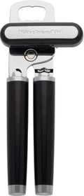 KitchenAid Classic Multifunction Can Opener and Bottle Opener Easy to Use. Razor Sharp Stainless Steel Cutting Wheel. Soft Ergonomic Handles. Black
