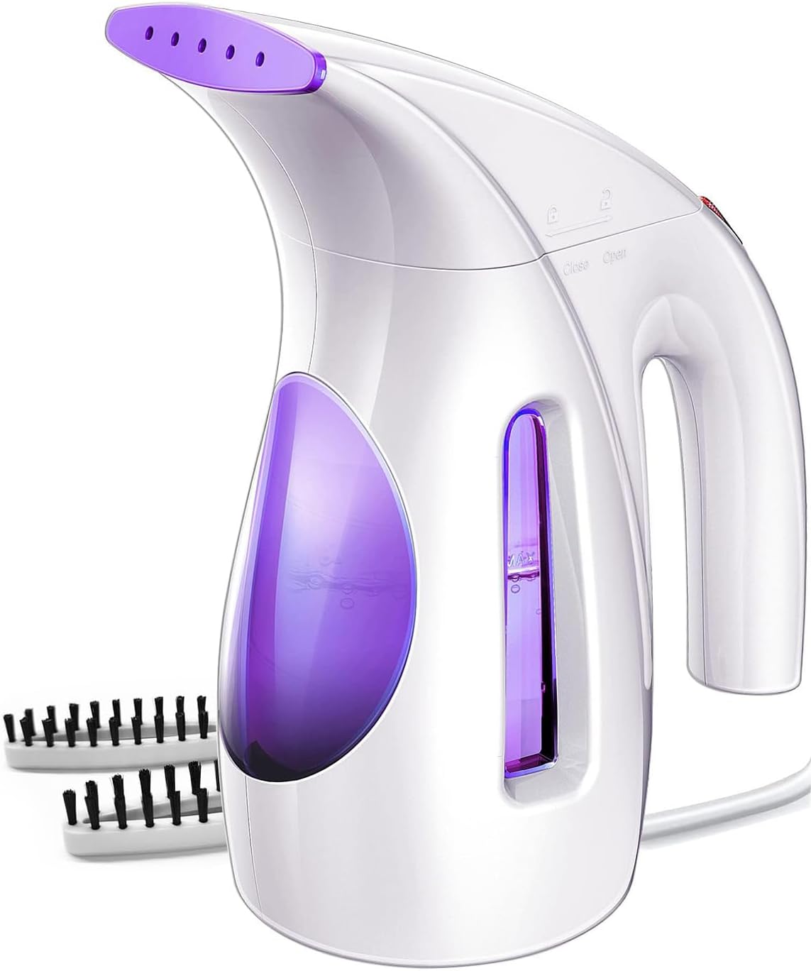 HiLIFE Steamer for Clothes. Portable Handheld Clothing Steamer. 240ml Big Capacity. 700W. Strong Power. Fabric Quick Wrinkle Remover with Brush for Home. Office(ONLY 120V) -Blue