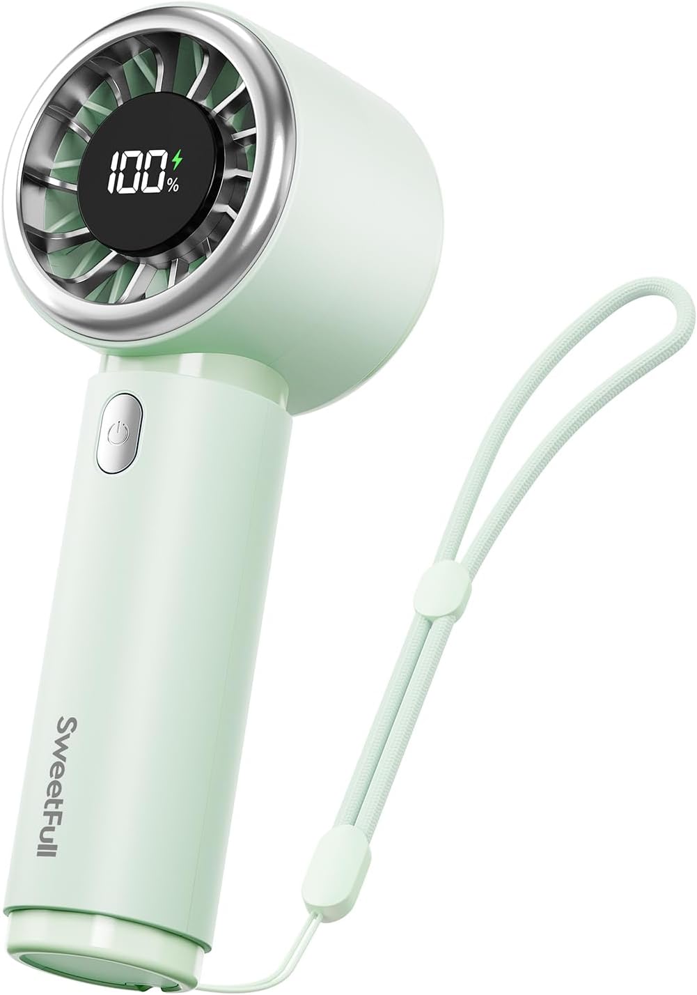 SWEETFULL Portable Handheld Fan. Mini Rechargeable Personal Hand Fan | Strong Airflow. Pocket-Sized. Up to 12H. 5 Speeds. Quiet Cooling Travel Essentials. Cute Gifts for Women. Girls. Lash. Makeup