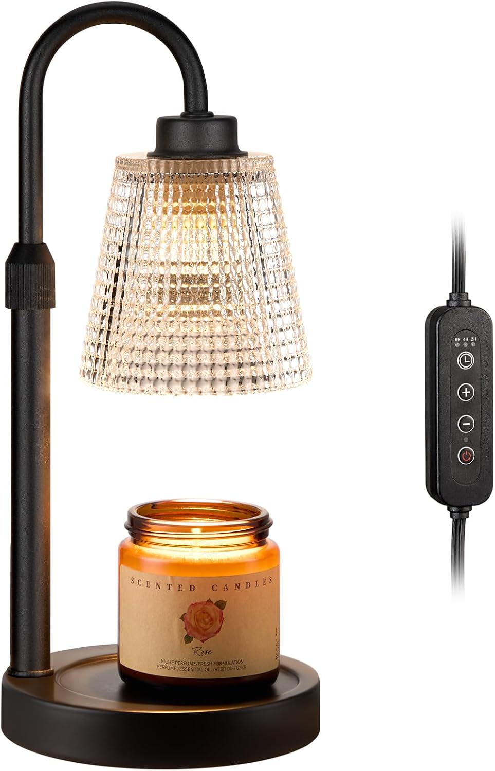 Candle Warmer Lamp with Timer Home Decor Birthday Gifts for Women | Dimmable Candle Warmer for Jar Candles. Height Adjustable Wax Melts Warmer.Room Decor House Warming Gifts New