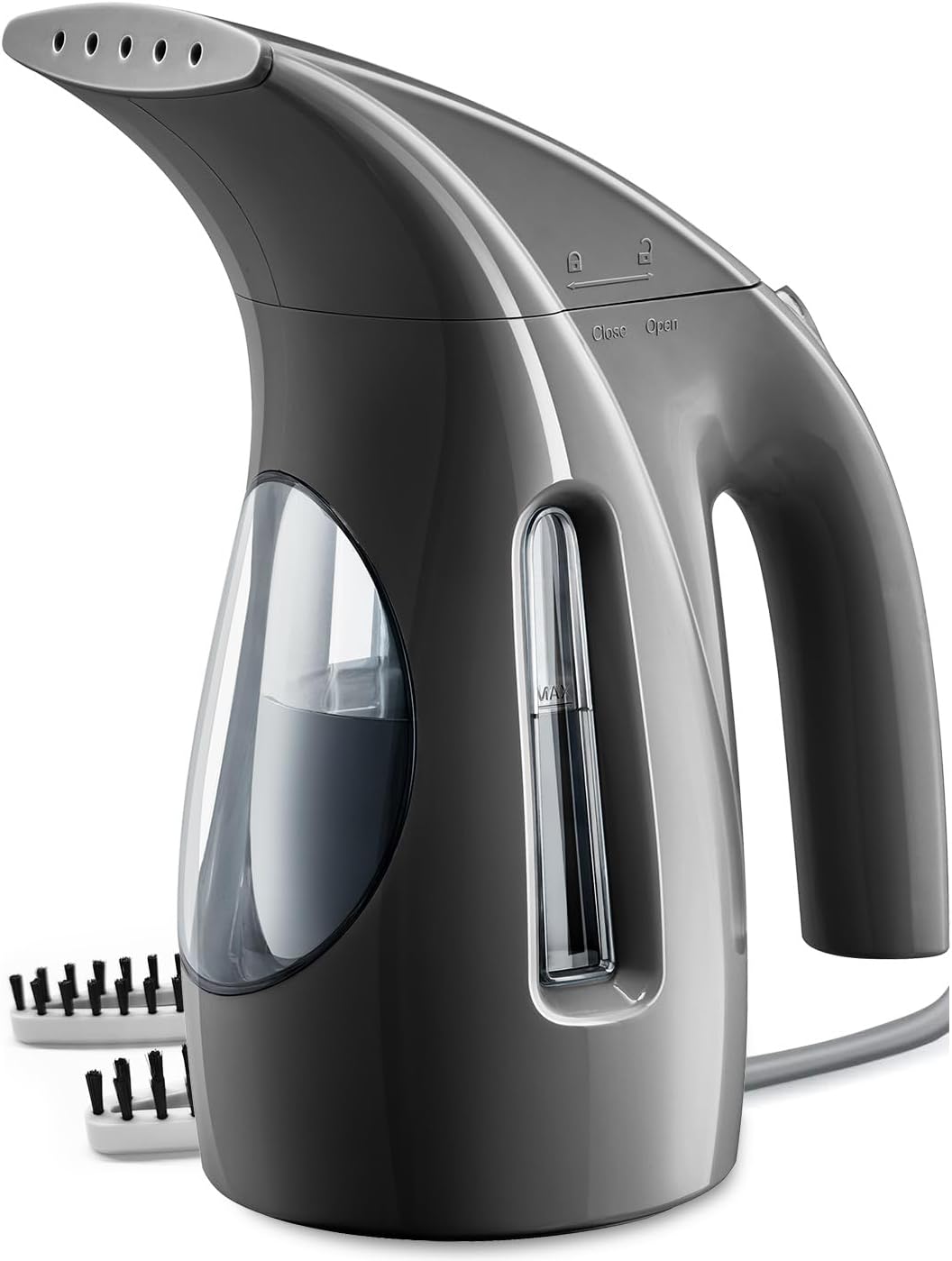 HiLIFE Steamer for Clothes. Portable Handheld Clothing Steamer. 240ml Big Capacity. 700W. Strong Power. Fabric Quick Wrinkle Remover with Brush for Home. Office(ONLY 120V) -Blue