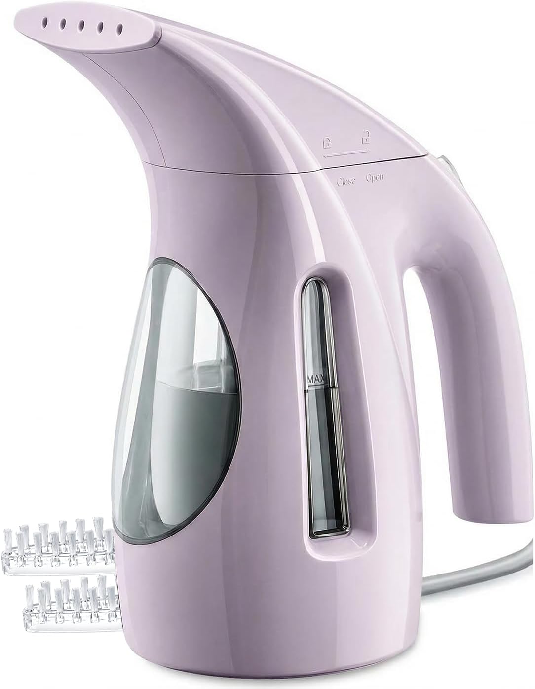 HiLIFE Steamer for Clothes. Portable Handheld Clothing Steamer. 240ml Big Capacity. 700W. Strong Power. Fabric Quick Wrinkle Remover with Brush for Home. Office(ONLY 120V) -Blue