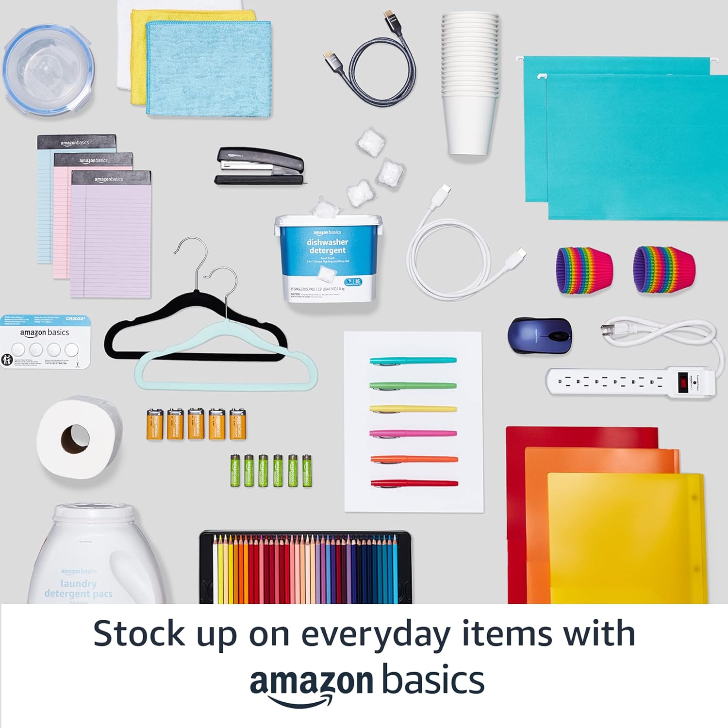 Amazon Basics Slim Velvet Non-Slip Space Saving Suit Clothes Hangers for Closet Organization. Black/Silver. 30-Pack