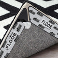 GORILLA GRIP® Extra Long Rug Grippers for Hardwood Floor. 8 Pack Black | Reusable Dual-Sided Adhesives Pads Keep Area Rugs Corners Flat. Holds Down Carpet on Hard Wood. Tile Floors. Renter Friendly