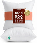 Utopia Bedding 18x18 Pillow Inserts. White Throw Pillows for Couch. 2 Pack | 100% Virgin Filling. Indoor Cushion Inserts for bed. sofa & couch. Extra Filled. Supportive & Fluffy Decorative Pillows