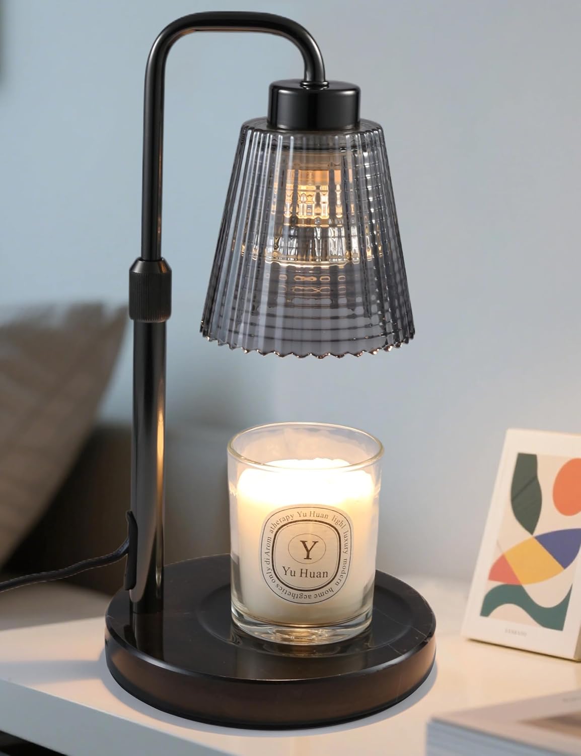 GODONLIF Candle Warmer Lamp with Timer. Birthday Gifts for Women Home Decor | 24h Cycle Timer Dimmable Wax Melt Warmer with 2 Bulbs. Fall Decor for Home Living Room Halloween Decorations Gifts for Mom