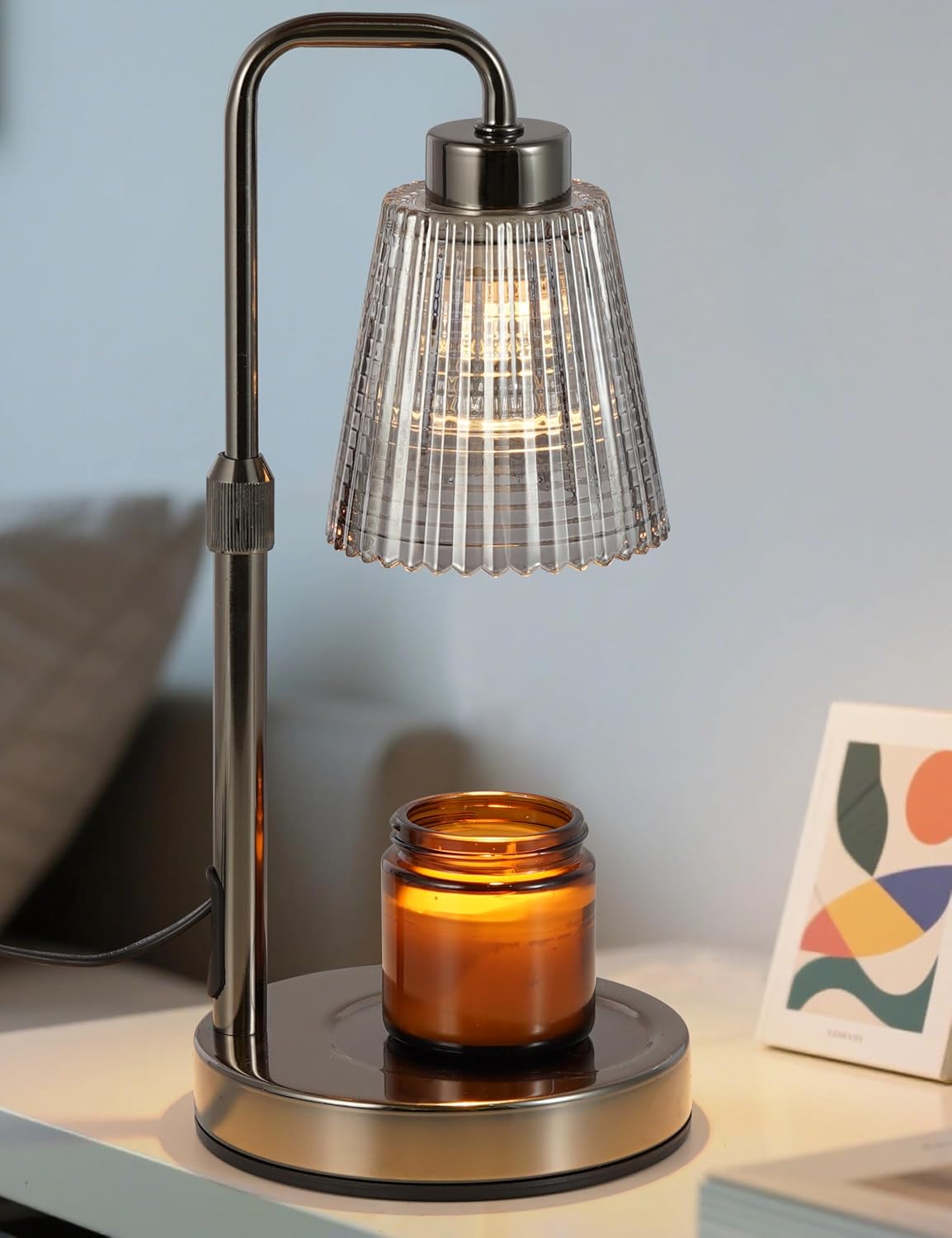 GODONLIF Candle Warmer Lamp with Timer. Birthday Gifts for Women Home Decor | 24h Cycle Timer Dimmable Wax Melt Warmer with 2 Bulbs. Fall Decor for Home Living Room Halloween Decorations Gifts for Mom