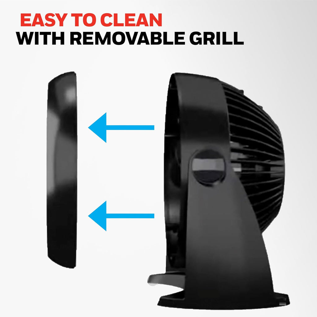 Amazon.com - Honeywell TurboForce Air Circulator. Small Tabletop Fan. Quiet Personal Fan for Home or Office. 3 Speeds. 90 Degree Pivoting Head. Black. HT900 - Electric Household Fans