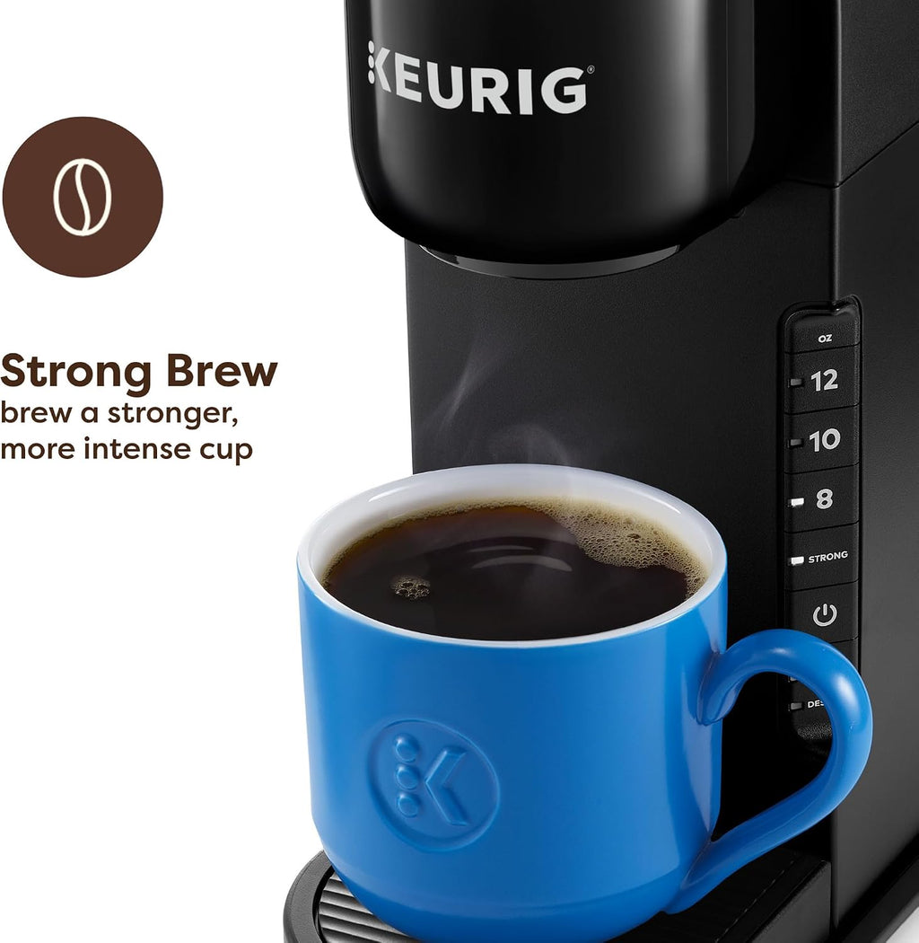 Keurig K-Express Single Serve K-Cup Pod Coffee Maker. 3 Brew Sizes. Strong Button Feature. 42oz Removable Reservoir. Black