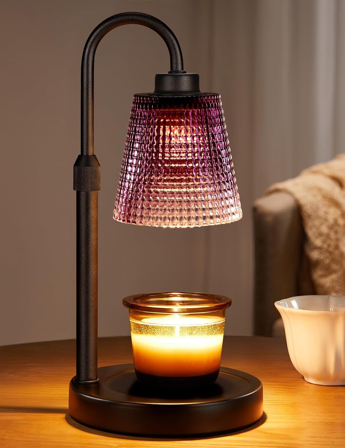 Candle Warmer Lamp with Timer Home Decor Birthday Gifts for Women | Dimmable Candle Warmer for Jar Candles. Height Adjustable Wax Melts Warmer.Room Decor House Warming Gifts New