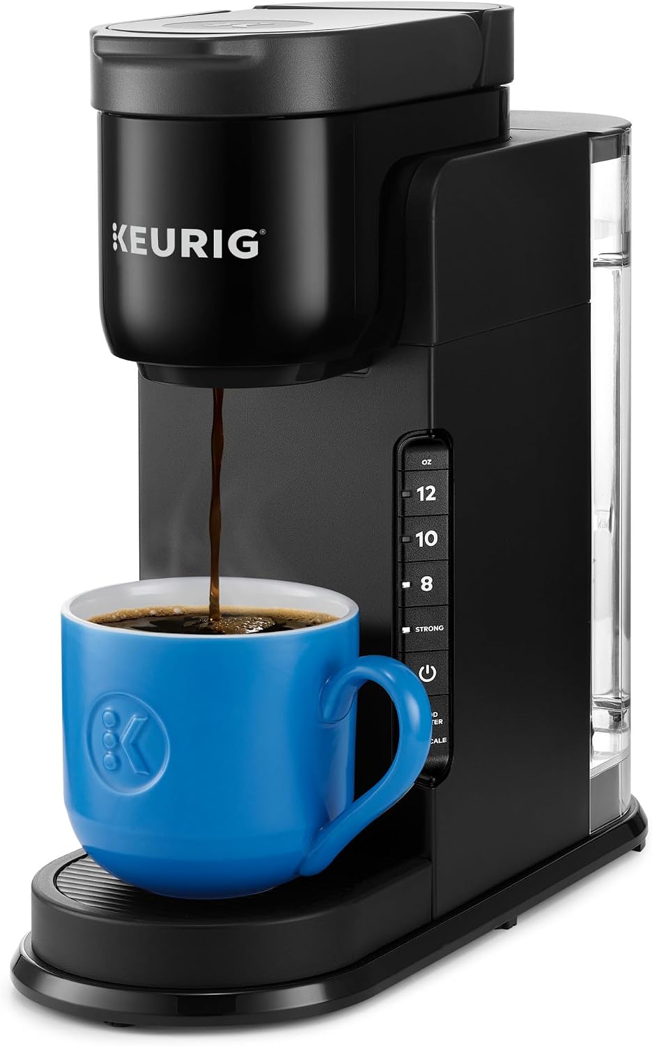 Keurig K-Express Single Serve K-Cup Pod Coffee Maker. 3 Brew Sizes. Strong Button Feature. 42oz Removable Reservoir. Black