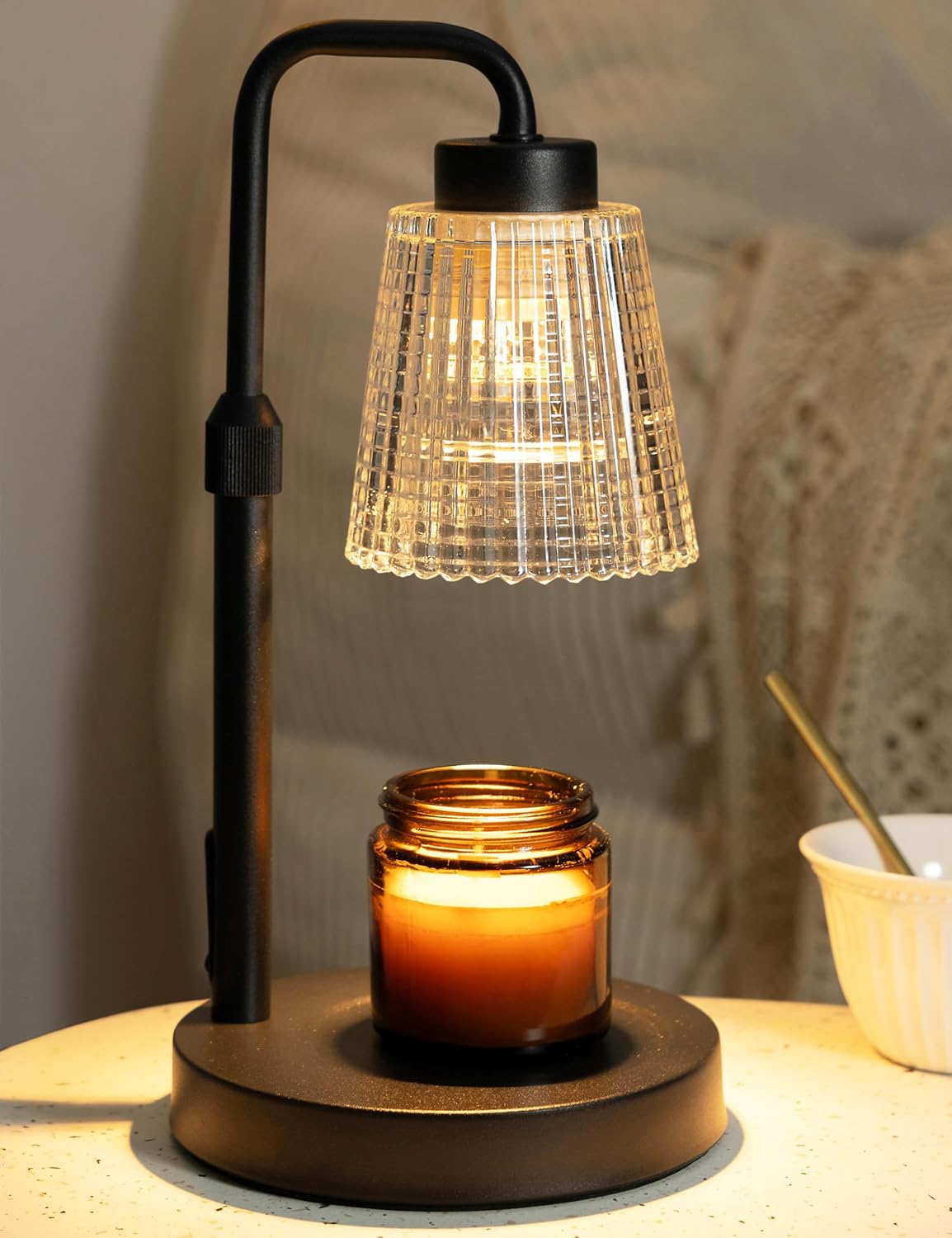 GODONLIF Candle Warmer Lamp with Timer. Birthday Gifts for Women Home Decor | 24h Cycle Timer Dimmable Wax Melt Warmer with 2 Bulbs. Fall Decor for Home Living Room Halloween Decorations Gifts for Mom