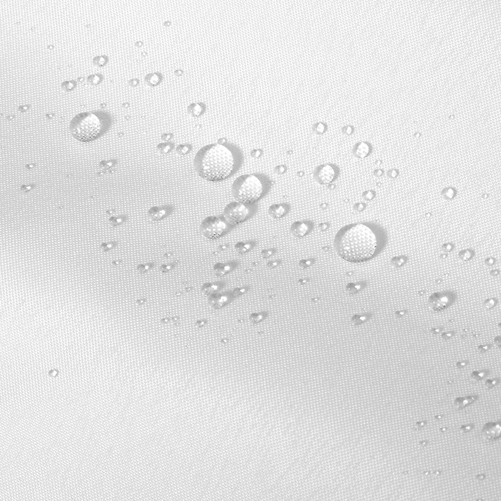 ALYVIA SPRING Waterproof Fabric Shower Curtain or Liner White. 72x72 | 3 Magnets. Soft Cloth & Hotel Quality. Machine Washable. Light-Weight. Standard Size
