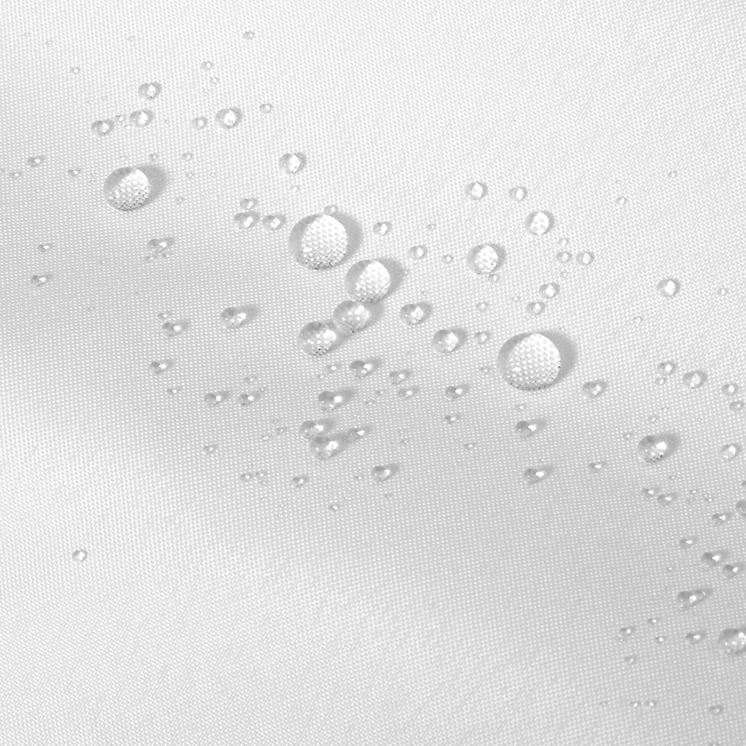 ALYVIA SPRING Waterproof Fabric Shower Curtain or Liner White. 72x72 | 3 Magnets. Soft Cloth & Hotel Quality. Machine Washable. Light-Weight. Standard Size