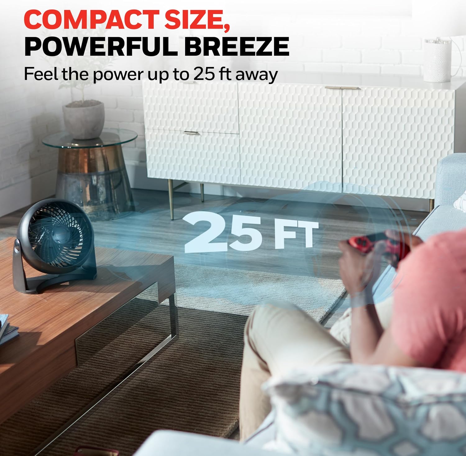 Amazon.com - Honeywell TurboForce Air Circulator. Small Tabletop Fan. Quiet Personal Fan for Home or Office. 3 Speeds. 90 Degree Pivoting Head. Black. HT900 - Electric Household Fans